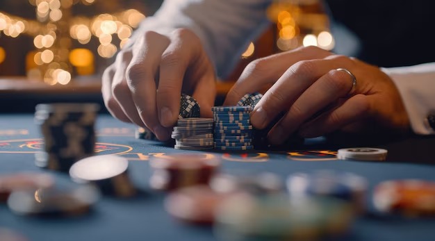 Multi-angle camera baccarat studio at rlcraft with live dealer and real-time betting interface